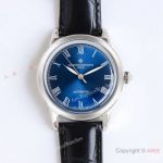 Swiss Clone Vacheron Constantin Patrimony TW 9015 Blue Dial Leather Band Watches